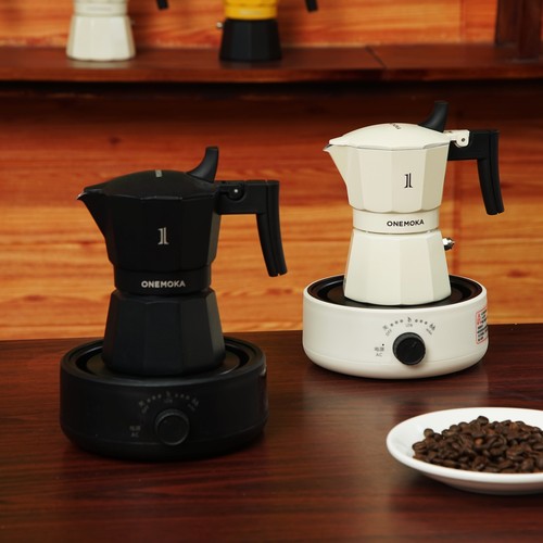 一条摩卡壶三代双阀意式浓缩煮咖啡壶家用户外便携露营萃取器套装