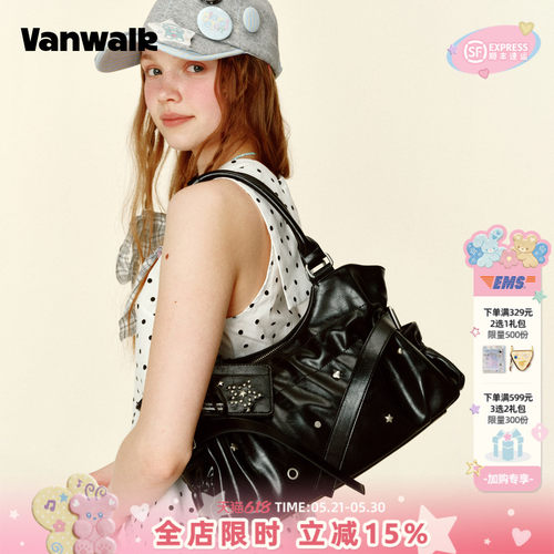 VANWALK/出走女款通勤手提托特包