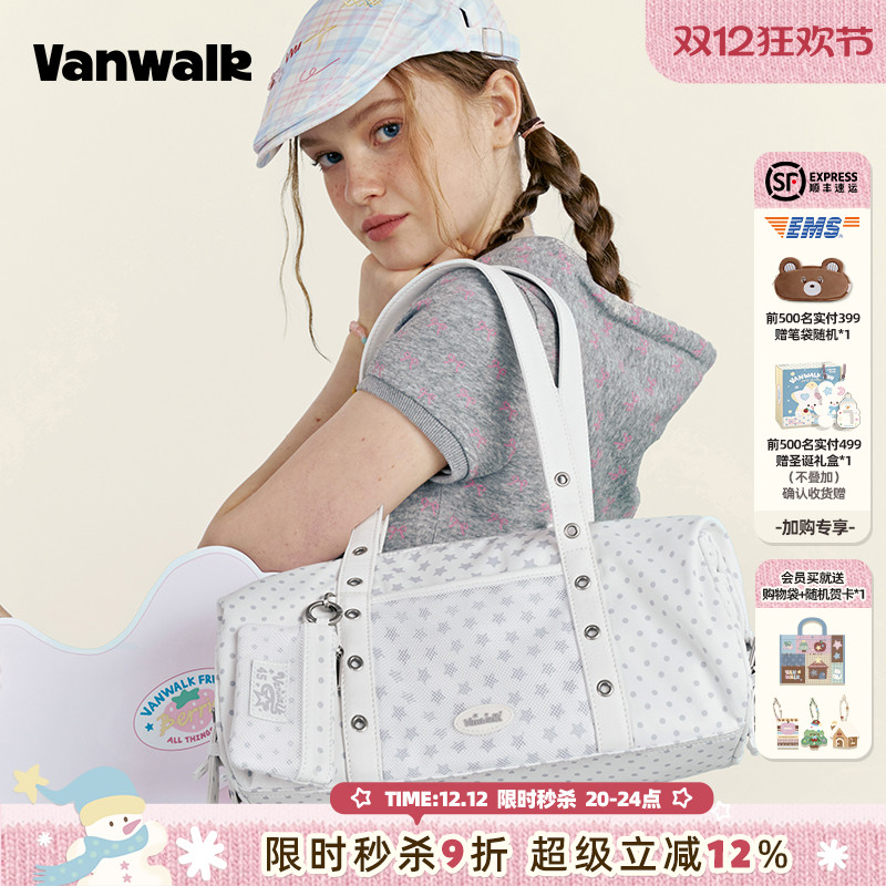 VANWALK/出走日常通勤单肩手提包