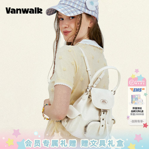 VANWALK/出走女生迷你手提双肩包
