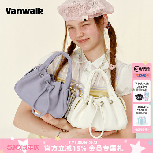 VANWALK/出走女款单肩斜挎小拎包