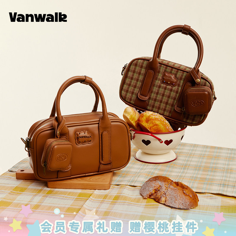vanwalk/出走秋冬通勤单肩斜挎包图片