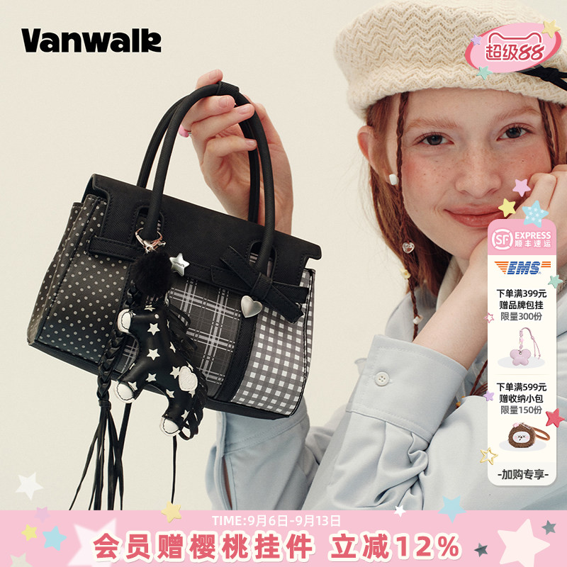 VANWALK/出走小众高级单肩斜挎包图片