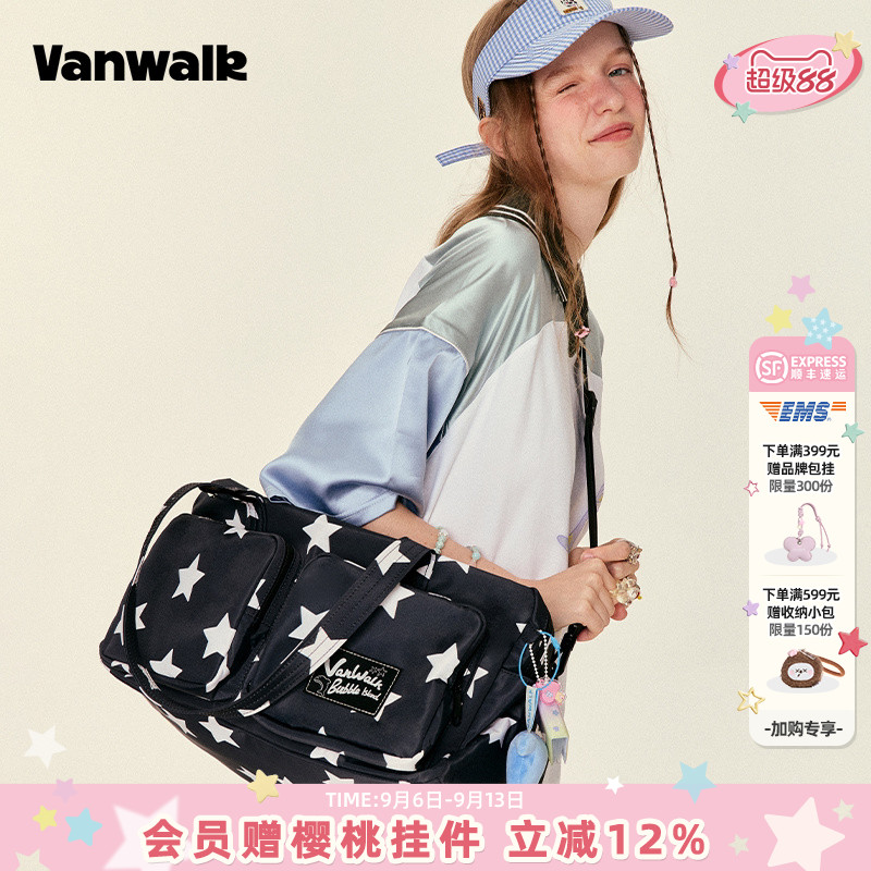 vanwalk/出走斜跨旅行运动健身包图片