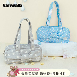 VANWALK Starry新款波点包包女生通勤手提单肩包日常百搭枕头包