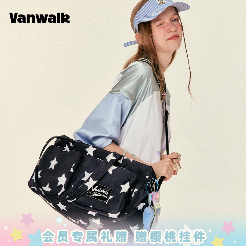 vanwalk/出走斜跨旅行运动健身包图片