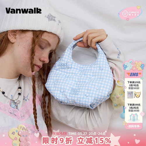 VANWALK/出走逛街休闲单肩斜挎包