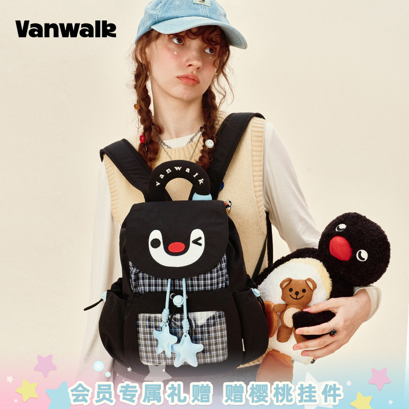 VANWALK/出走小众出游企鹅小背包图片