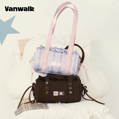 VANWALK/出走蝴蝶结绑带腋下包包