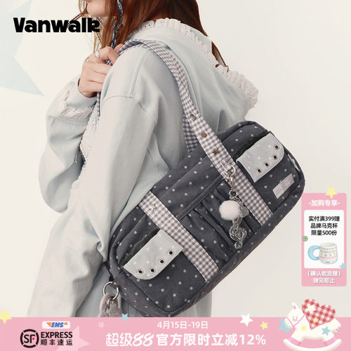 VANWALK/出走高颜值女款单肩包包