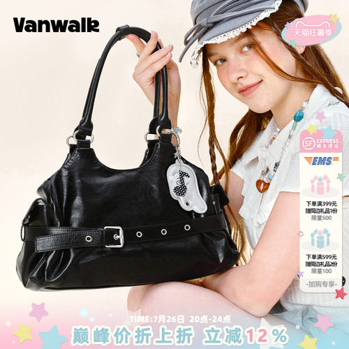 VANWALK/出走小众通勤手提单肩包