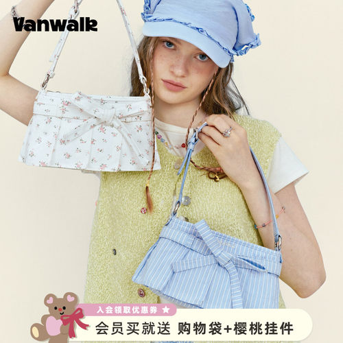 VANWALK/出走蝴蝶结ins腋下包