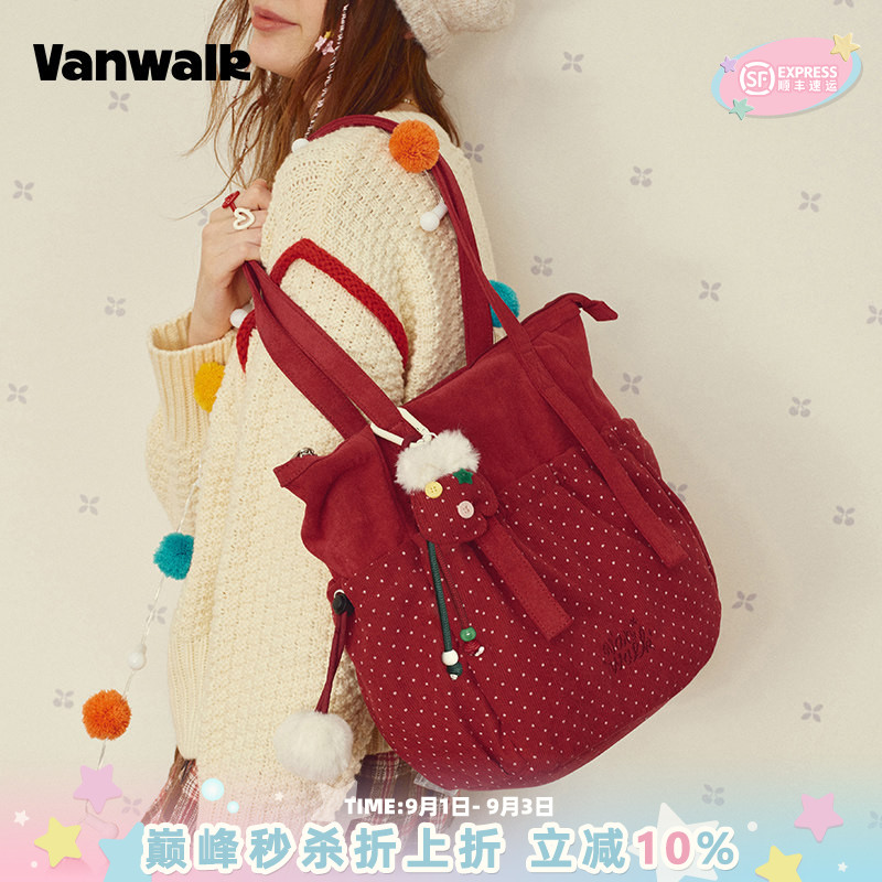 VANWALK/出走女生礼物休闲托特包图片