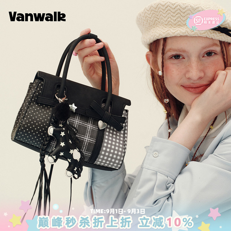 VANWALK/出走小众高级单肩斜挎包图片