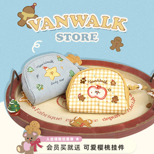 品牌定制女生礼物零钱包随身便携钥匙证件收纳包 VANWALK圣诞系列