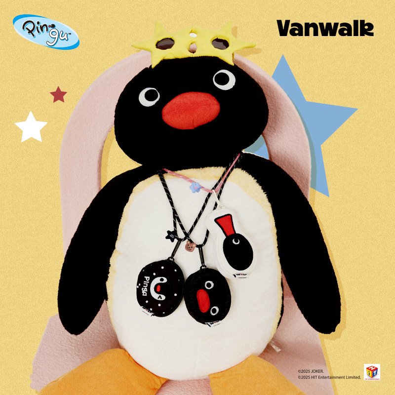 VANWALK/出走女生便携挂绳零钱包图片