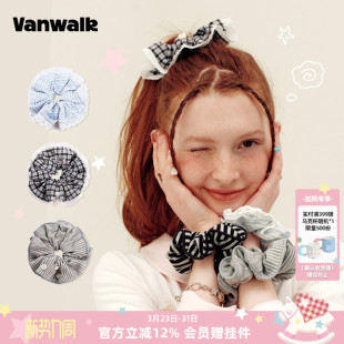VANWALK手账屋 女生闺蜜生日礼物大肠发圈高端盘发头绳配饰女 新款