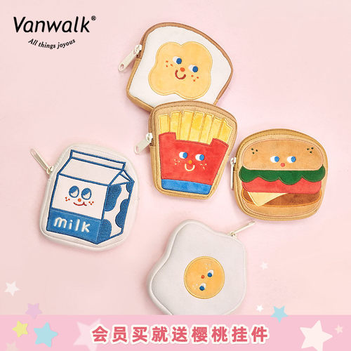 vanwalk元气早餐原创零钱包