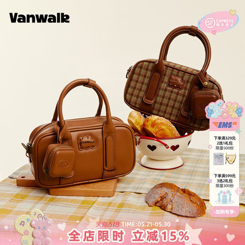 vanwalk/出走秋冬通勤单肩斜挎包