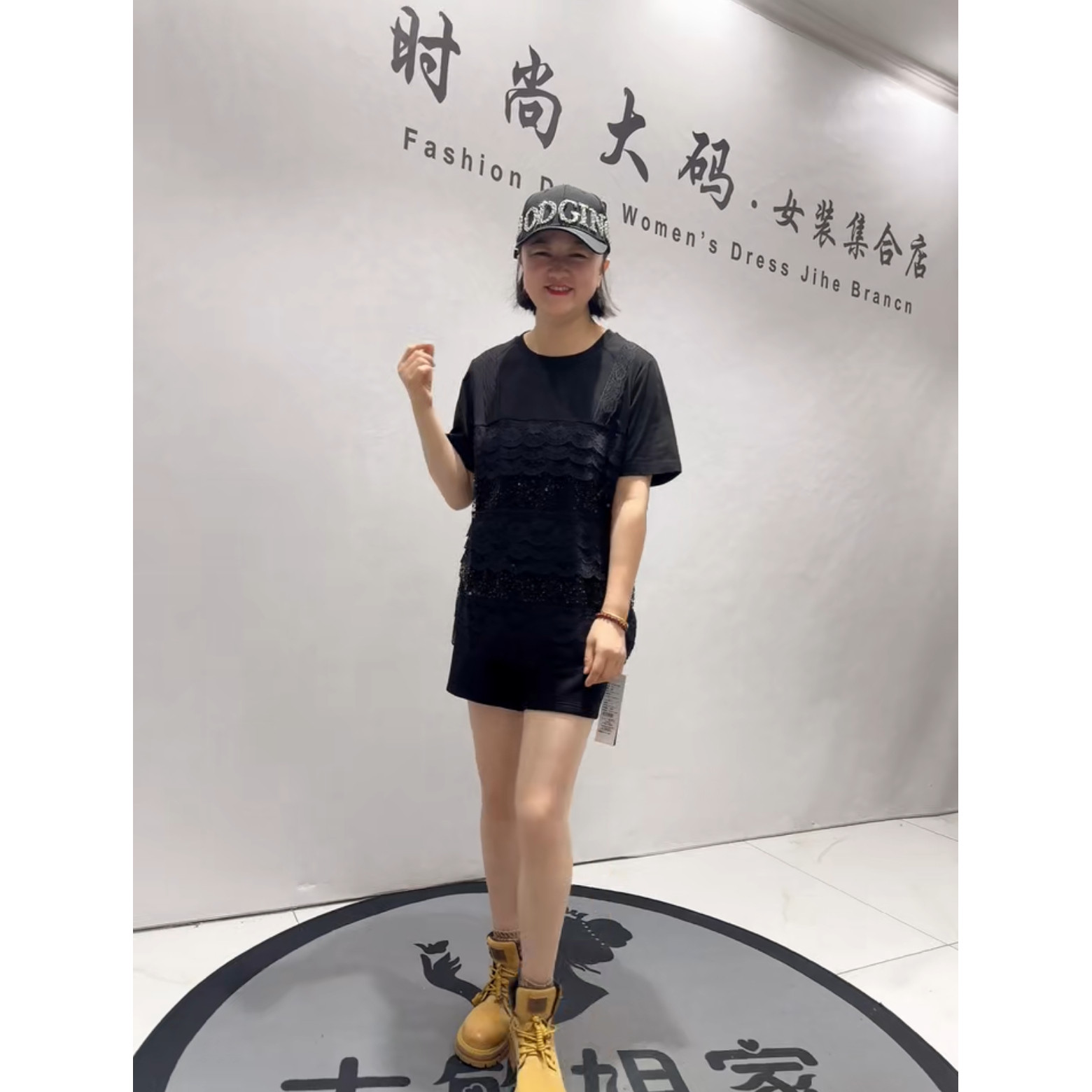 1405针丝缘子汇2026春季新款加肥加大码女装蕾丝拼接减龄T恤小衫,女装/女士精品,大码内搭,淘宝优惠券,粉丝福利购,淘宝优惠卷