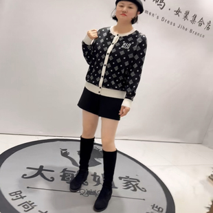 通勤立体剪裁针织毛衣毛衫 女装 加肥加大码 1691芮娜依莲2026春新款