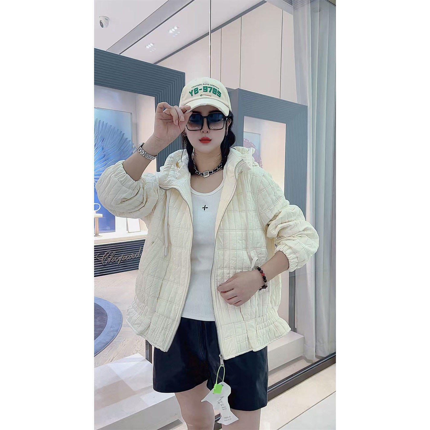5273揭幕2026秋冬新款大码女装显瘦加棉外套时尚二棉棉衣百搭棉服