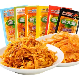 金大洲州金针菇开袋即食零食小包装 麻辣烧烤香辣五香超辣味下饭菜