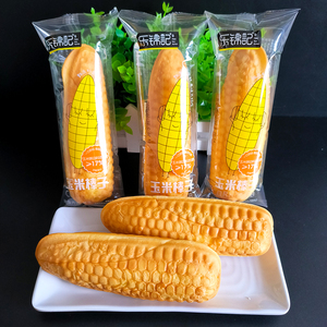 乐锦记玉米棒面包整箱早餐夹心面包食品玉米糕点饱腹代餐撕棒零食