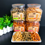 珍德有鲜虾麻花300g罐装海苔蟹黄味麻花网红休闲办公室零食特产糕