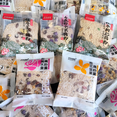 谷物细雨桂花坚果玫瑰水果藕粉