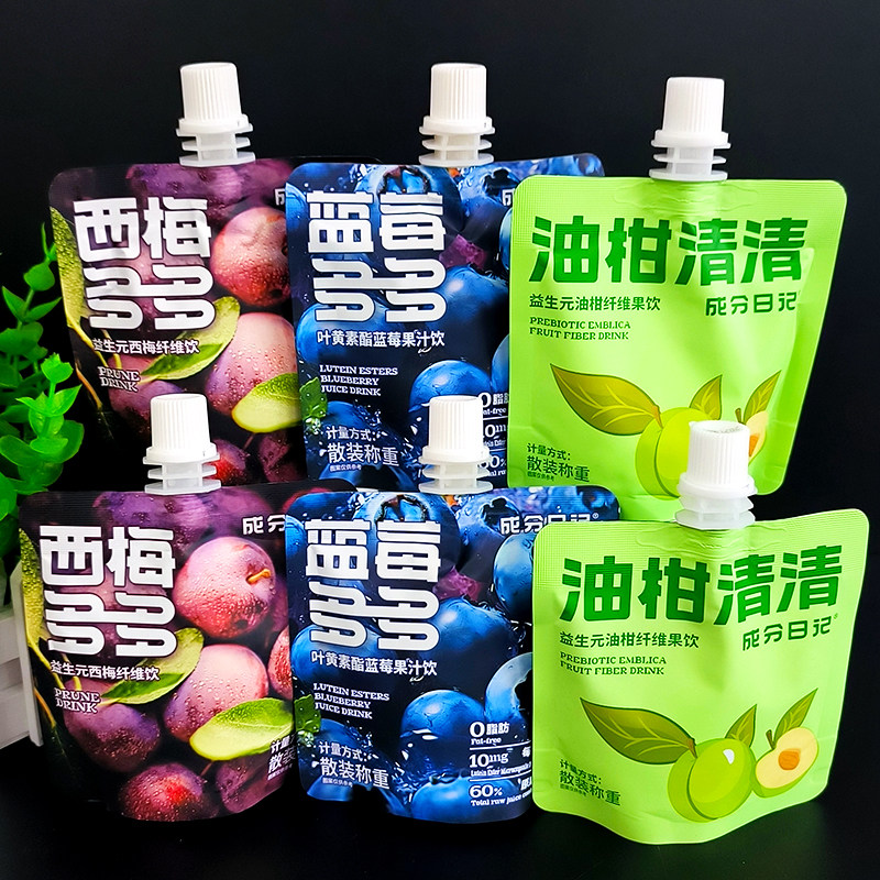 成分日记0脂西梅多多蓝莓多多油柑清清浓缩果蔬膳食纤维便携 果饮