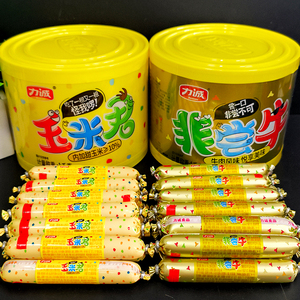 力诚鳕鱼肠三文鱼棒玉米君非常牛散装即食香肠儿童宝宝零食多口味