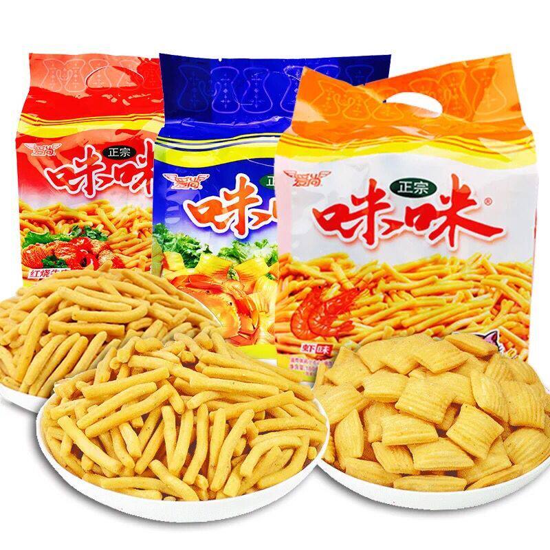 爱尚福建福马食品咪咪虾条薯片蟹味粒零食大礼包180g 8袋包邮