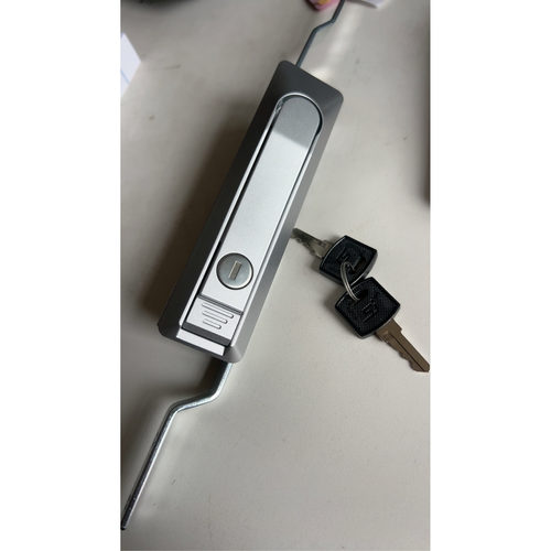 生久柜锁MS828-A-F纳米亚光MS828A2B100004连杆拉杆配电柜锁门锁