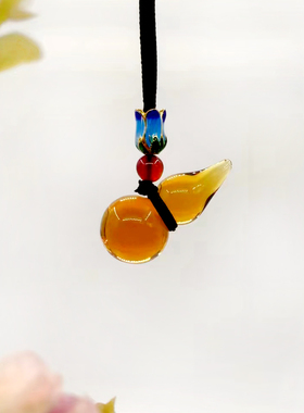 淄博琉璃葫芦吊坠纯手工