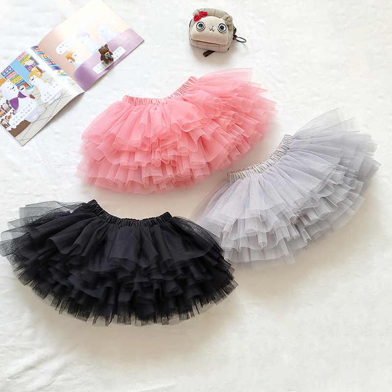 女童纱裙蛋糕裙春秋百搭纯色儿童公主半身裙中小童宝宝短裙蓬蓬裙,童装/婴儿装/亲子装,半身裙,淘宝优惠券,粉丝福利购,淘宝优惠卷