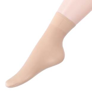 10-20双松口丝袜薄款女袜中老年人袜子孕妇宽口不勒短袜夏短丝袜