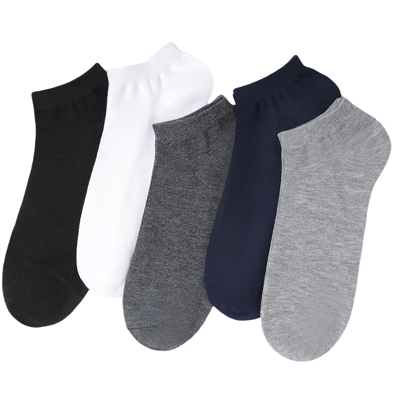 大码袜子男短袜春夏款45棉质底运动48防臭吸汗46加肥加大号47船袜
