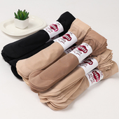 50双一次性钢丝袜短丝袜子女士防勾丝肉色包芯丝天鹅绒薄款 夏季