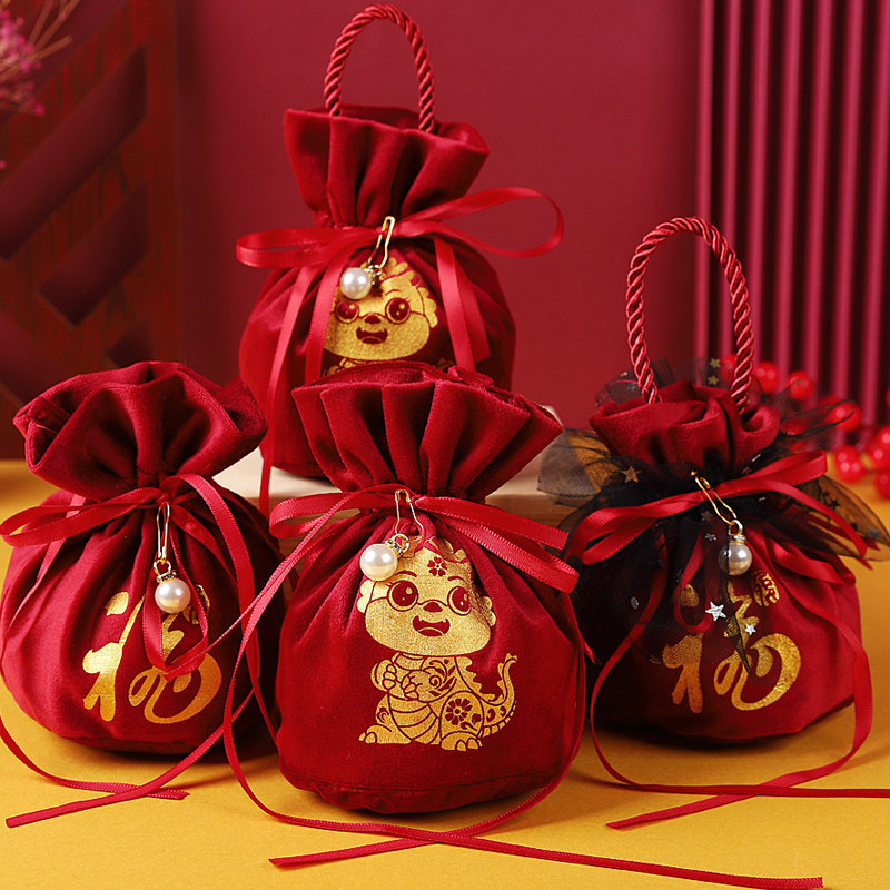 2025蛇年礼品袋礼物袋春节过年苹果袋小礼品糖果包装袋儿童手提袋,节庆用品/礼品,圣诞礼品,淘宝优惠券,粉丝福利购,淘宝优惠卷