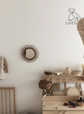 INS风格编织真藤热气球儿童房幼教场所幼稚园pendent ornament