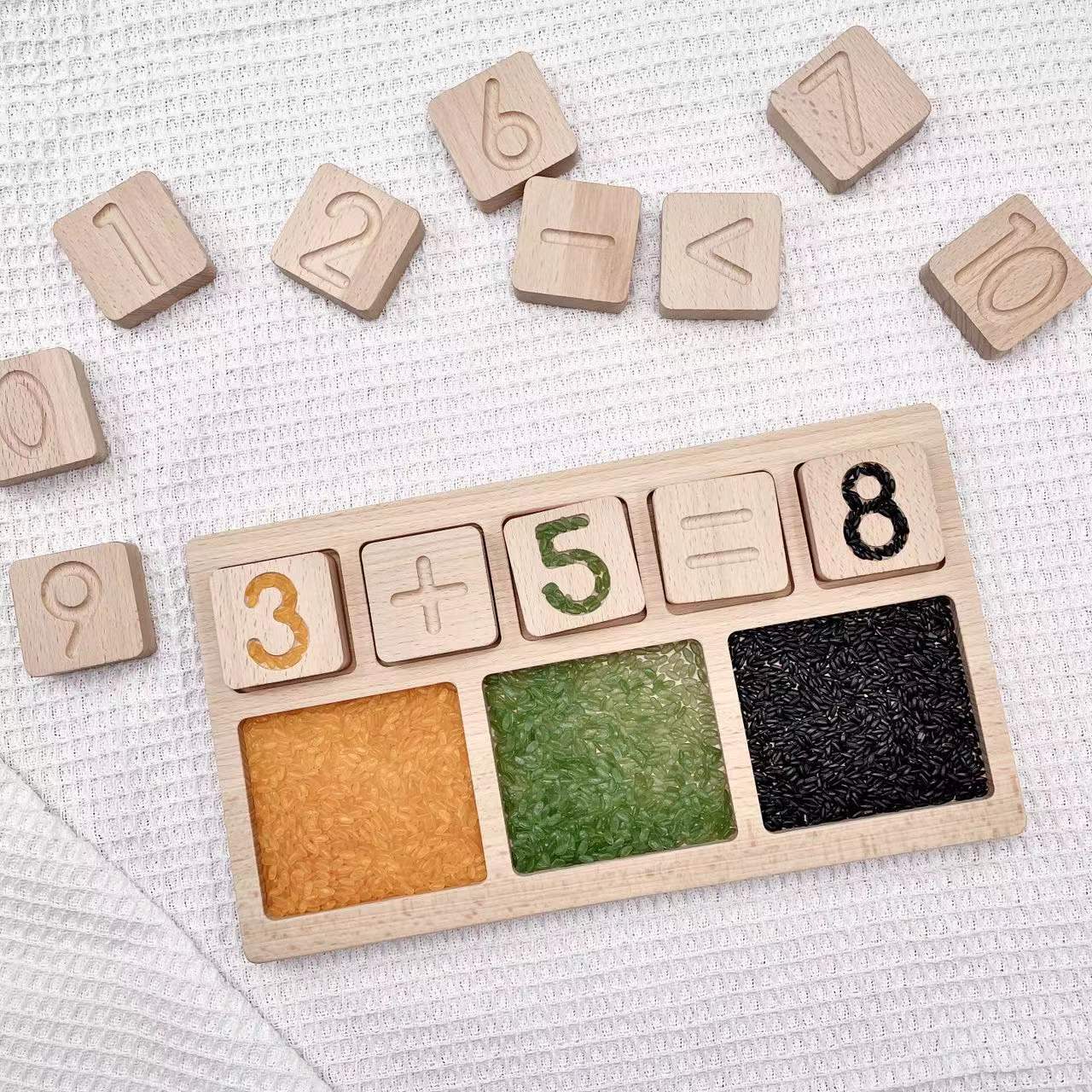 蒙氏积木描写运算板Montessori