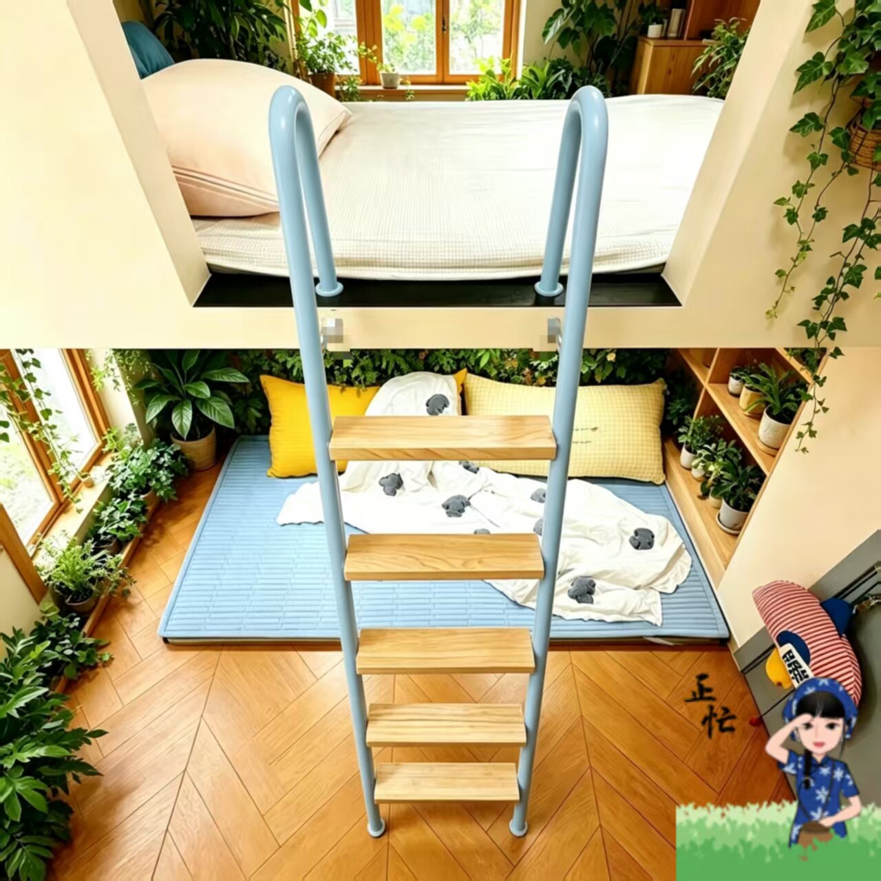 定制树屋楼梯配件阁楼楼梯儿童房楼梯房车楼梯货车梯子宿舍网红