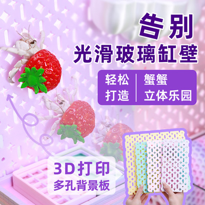 寄居蟹3D拼接背景板～