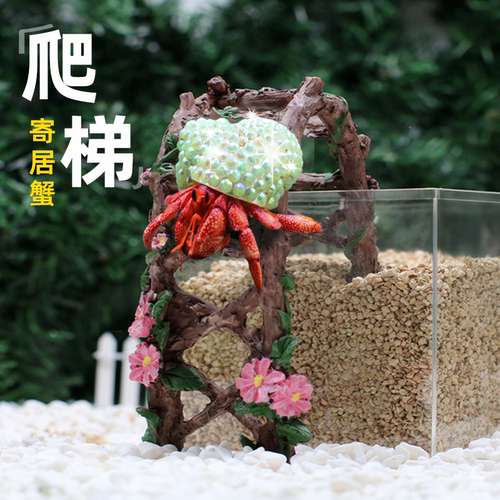 寄居蟹爬梯树脂亚克力拱门装饰门