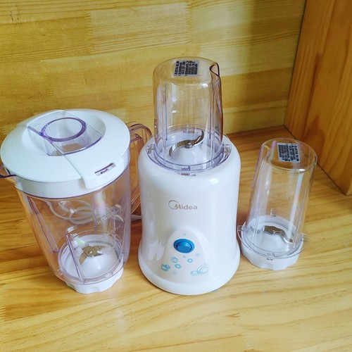 4角美的WBL25B26多功能料理机MJ-BL25B3主机搅拌磨粉绞肉杯子配件