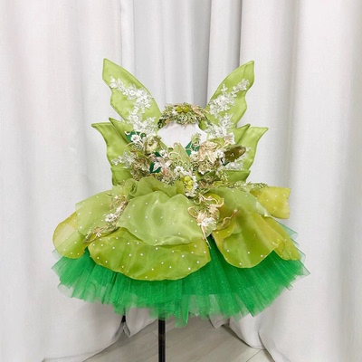 梦幻绿野仙踪花神妆造小花仙春之精灵女童cosplay服装舞会漫展