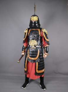 汉艺甲胄宋云头扎甲  cos绍宋 步人甲铁浮屠  山纹甲 扎甲 鱼鳞