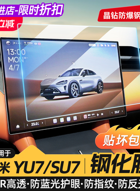 适用于小米YU7/SU7/Ultra导航仪表屏幕钢化膜磨砂防反高清防蓝光