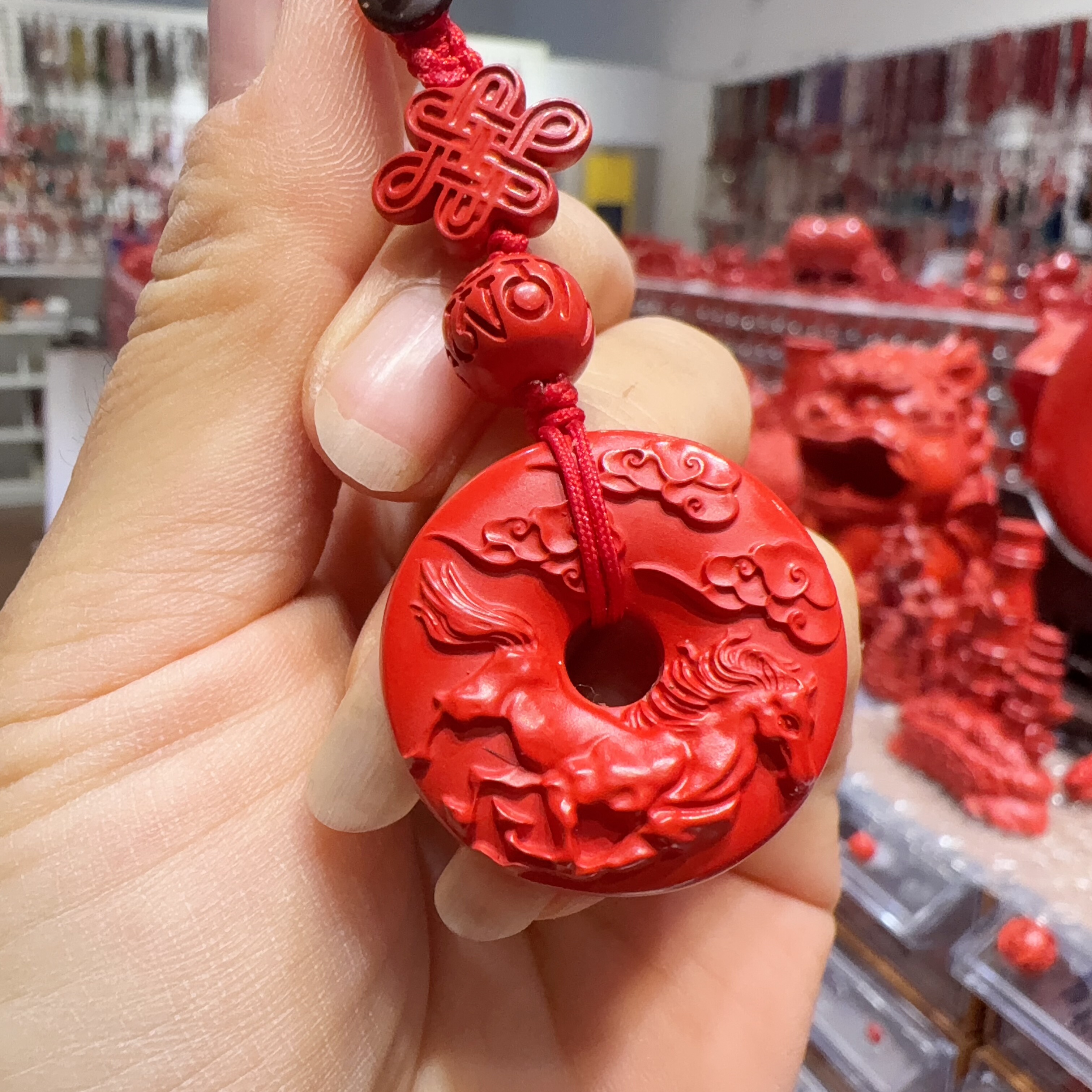 天然朱砂红砂水飞砂生肖马平安扣吊坠挂件钥匙扣挂件手机挂本命,饰品/流行首饰/时尚饰品新,项坠/吊坠,淘宝优惠券,粉丝福利购,淘宝优惠卷